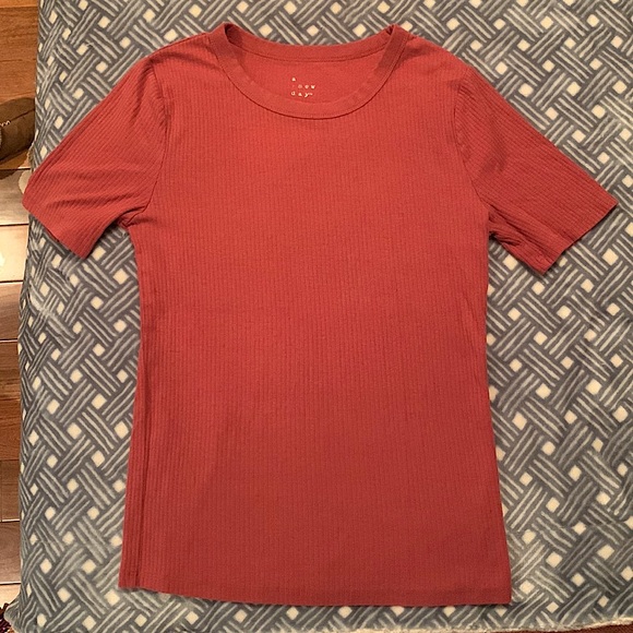 a new day Tops Ribbed Pink A New Day Tshirt Poshmark